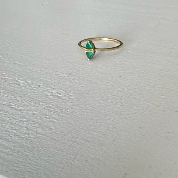 Ila Collection Nessa Ring with Emeralds